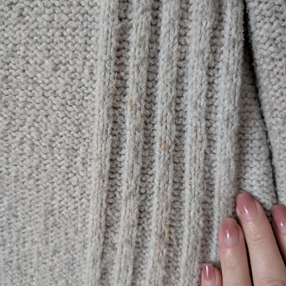 Prana Light Gray Shawl Collar Knit Cardigan - Picture 6 of 7